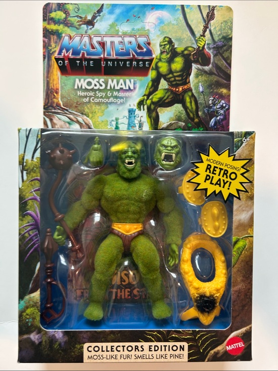 Mattel Other - Mattel Masters of the Universe Moss Man Action Figure - Green and Gold